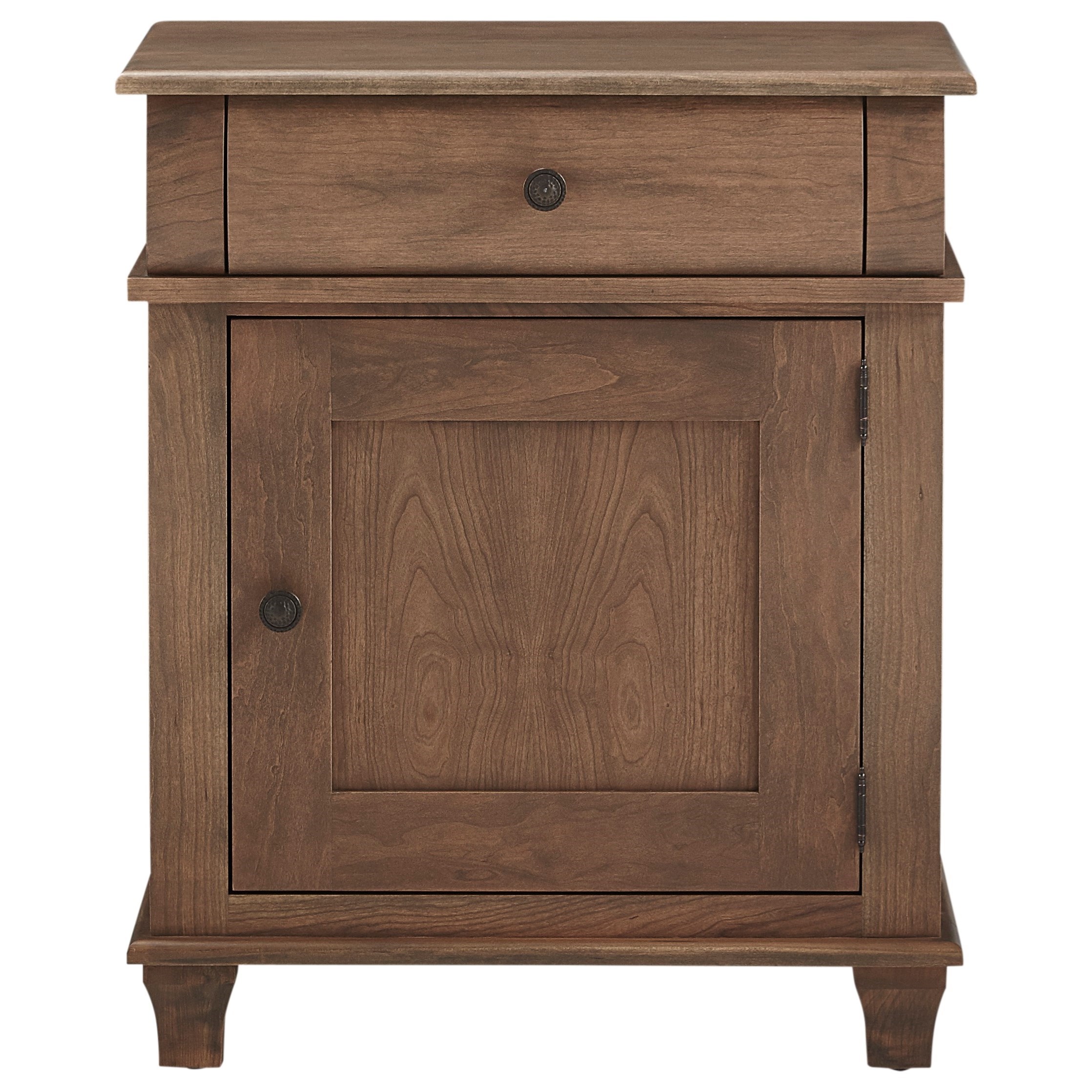 Daniels Amish Highland Customizable Solid Wood 1Drawer Nightstand